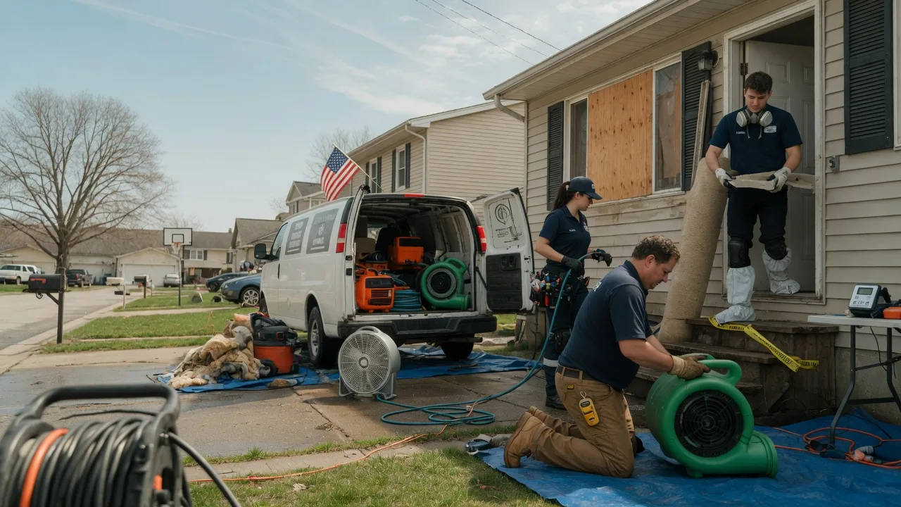 Water Damage Restoration in Fremont, IN near me